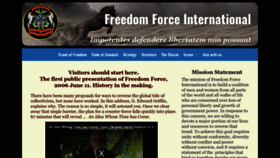 What Freedomforceinternational.org website looked like in 2022 (1 year ago)