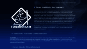 What Feuerwerk.net website looked like in 2022 (2 years ago)