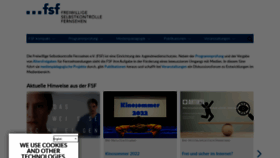 What Fsf.de website looked like in 2022 (1 year ago)