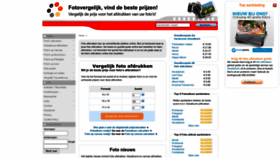 What Fotovergelijk.nl website looked like in 2022 (3 years ago)