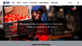 What Fsdkenya.org website looked like in 2022 (1 year ago)