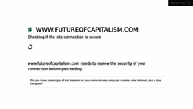 What Futureofcapitalism.com website looked like in 2022 (1 year ago)