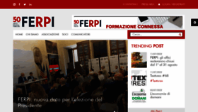 What Ferpi.it website looked like in 2022 (1 year ago)