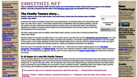 What Fawltysite.net website looked like in 2022 (1 year ago)