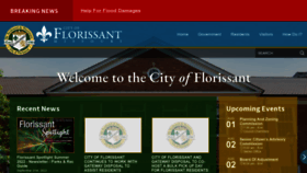 What Florissantmo.com website looked like in 2022 (1 year ago)