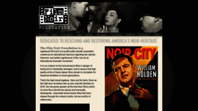 What Filmnoirfoundation.org website looked like in 2022 (1 year ago)
