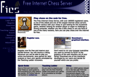 What Freechess.org website looked like in 2022 (1 year ago)
