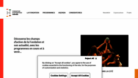What Fondationdentreprisehermes.org website looked like in 2022 (1 year ago)