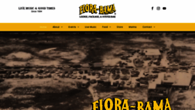 What Florabama.com website looked like in 2022 (1 year ago)