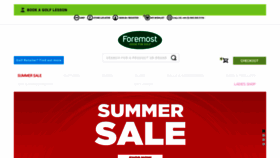 What Foremostgolf.com website looked like in 2022 (1 year ago)