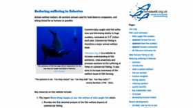 What Fishcount.org.uk website looked like in 2022 (2 years ago)