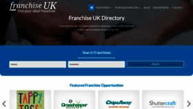 What Franchise-uk.co.uk website looked like in 2022 (1 year ago)