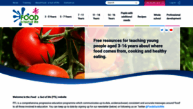 What Foodafactoflife.org.uk website looked like in 2022 (1 year ago)