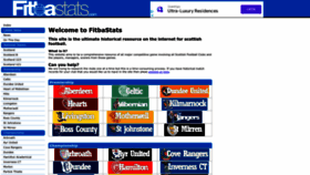What Fitbastats.com website looked like in 2022 (1 year ago)