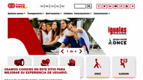 What Fundaciononce.es website looked like in 2022 (1 year ago)