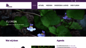 What Floron.nl website looked like in 2022 (1 year ago)