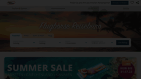 What Flugboerse.de website looked like in 2022 (1 year ago)