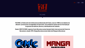 What Ficomic.com website looked like in 2022 (1 year ago)