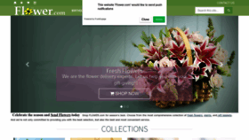 What Flower.com website looked like in 2022 (1 year ago)