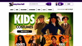 What Fancydressball.co.uk website looked like in 2022 (1 year ago)