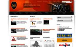 What Firebrno.cz website looked like in 2022 (1 year ago)