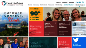 What Fortmyers.org website looked like in 2022 (1 year ago)