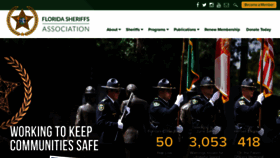 What Flsheriffs.org website looked like in 2022 (1 year ago)