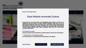 What Fh-wedel.de website looked like in 2022 (1 year ago)