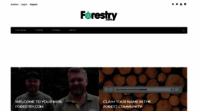 What Forestry.com website looked like in 2022 (1 year ago)