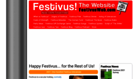 What Festivusweb.com website looked like in 2022 (1 year ago)