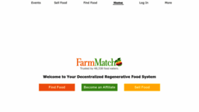 What Farmmatch.com website looked like in 2022 (1 year ago)