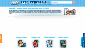 What Freeprintableonline.com website looked like in 2022 (1 year ago)