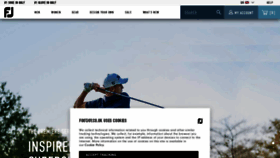 What Footjoy.co.uk website looked like in 2022 (1 year ago)