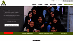 What Fundacionadsis.org website looked like in 2022 (1 year ago)