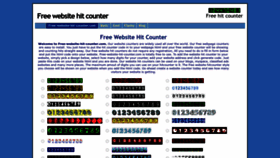 What Free-website-hit-counter.com website looked like in 2022 (1 year ago)