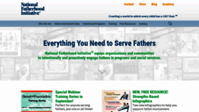 What Fatherhood.org website looked like in 2022 (1 year ago)