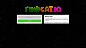 What Findcat.io website looked like in 2022 (1 year ago)