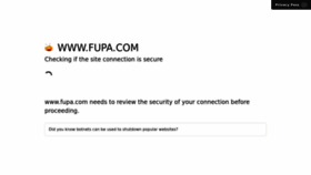 What Fupa.com website looked like in 2022 (1 year ago)
