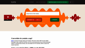 What Flvto.pro website looked like in 2022 (3 years ago)