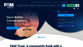 What Fmtrustonline.com website looked like in 2022 (1 year ago)