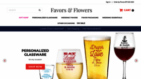What Favorsandflowers.com website looked like in 2022 (1 year ago)