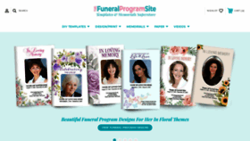 What Funeralprogram-site.com website looked like in 2022 (1 year ago)