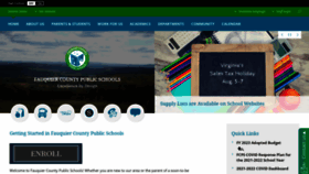 What Fcps1.org website looked like in 2022 (1 year ago)