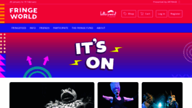 What Fringeworld.com.au website looked like in 2022 (1 year ago)