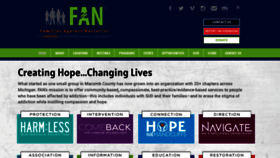 What Familiesagainstnarcotics.org website looked like in 2022 (1 year ago)