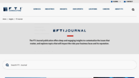 What Ftijournal.com website looked like in 2022 (1 year ago)