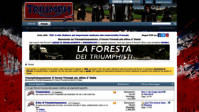 What Forumtriumphchepassione.com website looked like in 2022 (1 year ago)