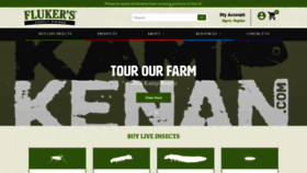What Flukerfarms.com website looked like in 2022 (1 year ago)