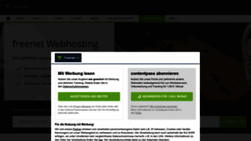 What Freenet-homepage.de website looked like in 2022 (1 year ago)