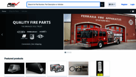 What Firetruckparts.com website looked like in 2022 (1 year ago)